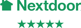 We are rated 5 stars on Nextdoor